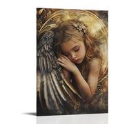 ZLLJXFZZ Angel Poster Guardian, Child Protection Wall Art Mural Modern Decoration Hanging Art Poster 24x36inch(60x90cm)