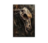 ZLLJXFZZ Animal Poster Forgotten, Fossilized Beast Wall Art Mural Modern Decoration Hanging Art Poster 12x18inch(30x45cm)