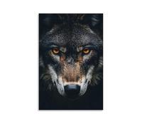 ZLLJXFZZ Animal Poster Heroic, Wolf Guardian Wall Art Mural Modern Decoration Hanging Art Poster 08x12inch(20x30cm)