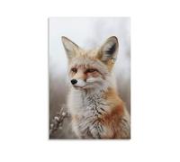 ZLLJXFZZ Animal Poster Nomad, Desert Fox Wall Art Mural Modern Decoration Hanging Art Poster 24x36inch(60x90cm)