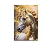 ZLLJXFZZ Animal Posters That Are Painted with Gold And Other Metal Colors Wall Art Mural Modern Decoration Hanging Art Poster 12x18inch(30x45cm)
