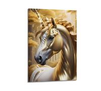 ZLLJXFZZ Animal Posters That Are Painted with Gold And Other Metal Colors Wall Art Mural Modern Decoration Hanging Art Poster 08x12inch(20x30cm)