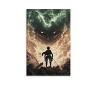 ZLLJXFZZ Anime Poster - Attack on Titan Eren Yeagers Vow of Freedom Wall Art Mural Modern Decoration Hanging Art Poster 08x12inch(20x30cm)