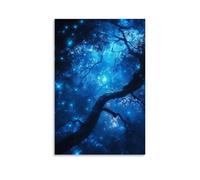 ZLLJXFZZ Art Poster Bioluminescent, Glow Wall Art Mural Modern Decoration Hanging Art Poster 20x30inch(50x75cm)