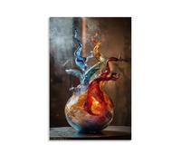 ZLLJXFZZ Art Poster Glass Blown, Molten Form Wall Art Mural Modern Decoration Hanging Art Poster 20x30inch(50x75cm)