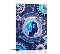 ZLLJXFZZ Artificial Intelligence Poster Wall Art Mural Modern Decoration Hanging Art Poster 12x18inch(30x45cm)