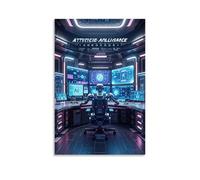 ZLLJXFZZ Artificial Intelligence Poster Wall Art Mural Modern Decoration Hanging Art Poster 20x30inch(50x75cm)
