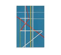 ZLLJXFZZ Bauhaus Design Poster Wall Art Mural Modern Decoration Hanging Art Poster 16x24inch(40x60cm)