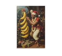 ZLLJXFZZ Christmas Poster Indian, Banana Wall Art Mural Modern Decoration Hanging Art Poster 20x30inch(50x75cm)