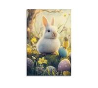 ZLLJXFZZ Easter Poster Joy, Morning Song Wall Art Mural Modern Decoration Hanging Art Poster 12x18inch(30x45cm)