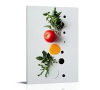 ZLLJXFZZ Food Poster Bauhaus, Functional Food Design Wall Art Mural Modern Decoration Hanging Art Poster 12x18inch(30x45cm)