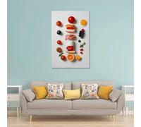 ZLLJXFZZ Food Poster Bauhaus, Functional Food Design Wall Art Mural Modern Decoration Hanging Art Poster 08x12inch(20x30cm)