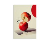 ZLLJXFZZ Fruit Poster Bauhaus, Functional Apple Wall Art Mural Modern Decoration Hanging Art Poster 16x24inch(40x60cm)