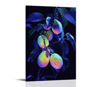 ZLLJXFZZ Fruit Poster Bioluminescent, Ackee Wall Art Mural Modern Decoration Hanging Art Poster 08x12inch(20x30cm)