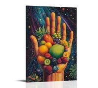 ZLLJXFZZ Fruit Poster Cosmic, Buddha's Hand Wall Art Mural Modern Decoration Hanging Art Poster 16x24inch(40x60cm)
