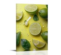 ZLLJXFZZ Fruit Poster Cyber, LED Lime Wall Art Mural Modern Decoration Hanging Art Poster 08x12inch(20x30cm)