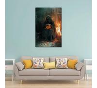 ZLLJXFZZ Halloween Poster Medieval, Witch Trial Wall Art Mural Modern Decoration Hanging Art Poster 08x12inch(20x30cm)