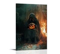 ZLLJXFZZ Halloween Poster Medieval, Witch Trial Wall Art Mural Modern Decoration Hanging Art Poster 16x24inch(40x60cm)