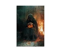 ZLLJXFZZ Halloween Poster Medieval, Witch Trial Wall Art Mural Modern Decoration Hanging Art Poster 16x24inch(40x60cm)