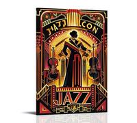 ZLLJXFZZ Jazz Age Poster Wall Art Mural Modern Decoration Hanging Art Poster 16x24inch(40x60cm)