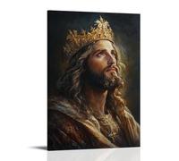ZLLJXFZZ King of Kings - The Everlasting Savior Wall Art Mural Modern Decoration Hanging Art Poster 16x24inch(40x60cm)