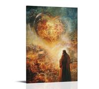 ZLLJXFZZ Messiah - The Eternal Love Wall Art Mural Modern Decoration Hanging Art Poster 12x18inch(30x45cm)