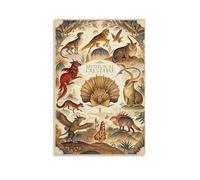 ZLLJXFZZ Mythical Creature Bestiary Poster Wall Art Mural Modern Decoration Hanging Art Poster 16x24inch(40x60cm)