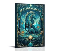 ZLLJXFZZ Mythical Creature Bestiary Poster Wall Art Mural Modern Decoration Hanging Art Poster 16x24inch(40x60cm)