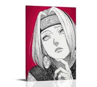 ZLLJXFZZ Naruto Ninja's Vermilion - Face Ink Contemplation Wall Art Mural Modern Decoration Hanging Art Poster 16x24inch(40x60cm)