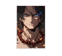 ZLLJXFZZ One Piece Ace's Flame - Eye Bound Soul Wall Art Mural Modern Decoration Hanging Art Poster 24x36inch(60x90cm)