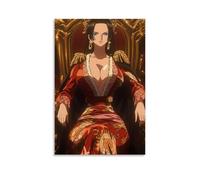 ZLLJXFZZ One Piece Boa Hancock's Golden - Throne Gorgeous Presence Wall Art Mural Modern Decoration Hanging Art Poster 08x12inch(20x30cm)
