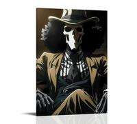 ZLLJXFZZ One Piece Brook's Brown - Tone Jazz Soul Wall Art Mural Modern Decoration Hanging Art Poster 12x18inch(30x45cm)