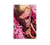 ZLLJXFZZ One Piece Doflamingo's Pink - Feather Madness Wall Art Mural Modern Decoration Hanging Art Poster 20x30inch(50x75cm)