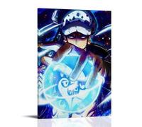 ZLLJXFZZ One Piece Law's Star - Gleam Curse Sphere Wall Art Mural Modern Decoration Hanging Art Poster 12x18inch(30x45cm)