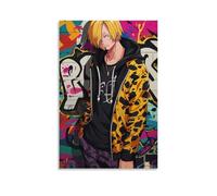 ZLLJXFZZ One Piece Sanji's Trend - Wall Style Wall Art Mural Modern Decoration Hanging Art Poster 24x36inch(60x90cm)