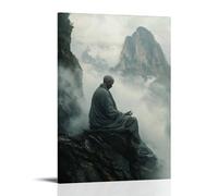 ZLLJXFZZ R81SZ4 Buddhism Poster Arhat in A Contemplative Pose Wall Art Mural Modern Decoration Hanging Art Poster 12x18inch(30x45cm)