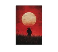 ZLLJXFZZ Samurai Poster Dawn, Last Survivor Walk Wall Art Mural Modern Decoration Hanging Art Poster 12x18inch(30x45cm)