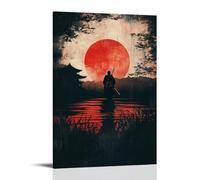 ZLLJXFZZ Samurai Poster Dawn, Last Survivor Walk Wall Art Mural Modern Decoration Hanging Art Poster 12x18inch(30x45cm)
