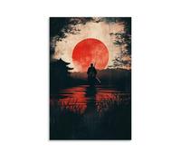 ZLLJXFZZ Samurai Poster Dawn, Last Survivor Walk Wall Art Mural Modern Decoration Hanging Art Poster 08x12inch(20x30cm)