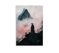 ZLLJXFZZ Samurai Poster Mountain, Hermit Master Training Wall Art Mural Modern Decoration Hanging Art Poster 08x12inch(20x30cm)