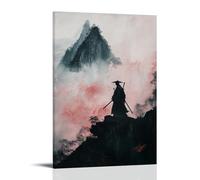 ZLLJXFZZ Samurai Poster Mountain, Hermit Master Training Wall Art Mural Modern Decoration Hanging Art Poster 12x18inch(30x45cm)