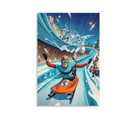 ZLLJXFZZ Sports Poster_ Phantom Slide - Ghost Luge Racing Wall Art Mural Modern Decoration Hanging Art Poster 12x18inch(30x45cm)