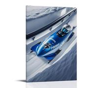 ZLLJXFZZ Sports Poster_ Phantom Slide - Ghost Luge Racing Wall Art Mural Modern Decoration Hanging Art Poster 16x24inch(40x60cm)
