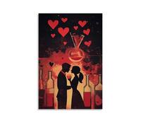 ZLLJXFZZ Valentine Poster Chemistry, Reaction Wall Art Mural Modern Decoration Hanging Art Poster 08x12inch(20x30cm)