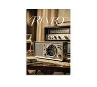 ZLLJXFZZ Vintage Radio Poster Wall Art Mural Modern Decoration Hanging Art Poster 08x12inch(20x30cm)