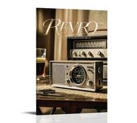 ZLLJXFZZ Vintage Radio Poster Wall Art Mural Modern Decoration Hanging Art Poster 08x12inch(20x30cm)