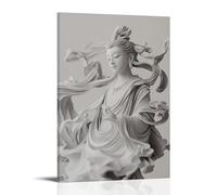 ZLLJXFZZ VY928O Buddhism Poster Guanyin Bodhisattva Wall Art Mural Modern Decoration Hanging Art Poster 20x30inch(50x75cm)