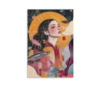 ZLLJXFZZ Zodiac Poster Aquarius, Innovator Wall Art Mural Modern Decoration Hanging Art Poster 20x30inch(50x75cm)