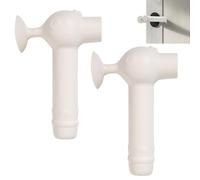 ZLLkeji Door Handle Covers Door Knob Gloves Anti-Collision Gloves Door Knob Protector with Suction Cup Child Safe Protective Cover for Door Handle Baby Safe Door Handles Pack of 2 White