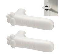 ZLLkeji Door Handle Covers Doorknob Gloves Silicone Cat Claw Shape Door Knob Covers Child Safety Door Knob Protector Cover Anti Collision Door Handle Guard Protector Decorative 2PCS